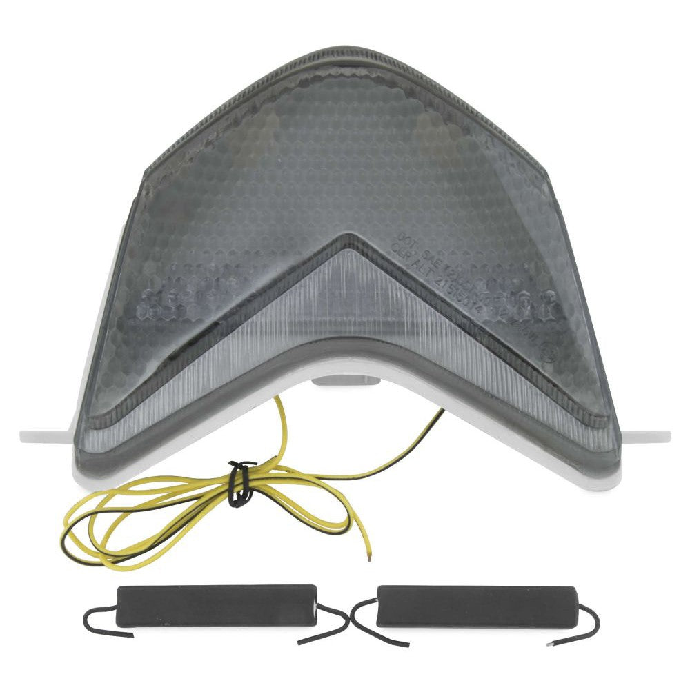Integrated and Sequential Taillight For Kawasaki Z750S 2005-2006 Tinted/Smoke