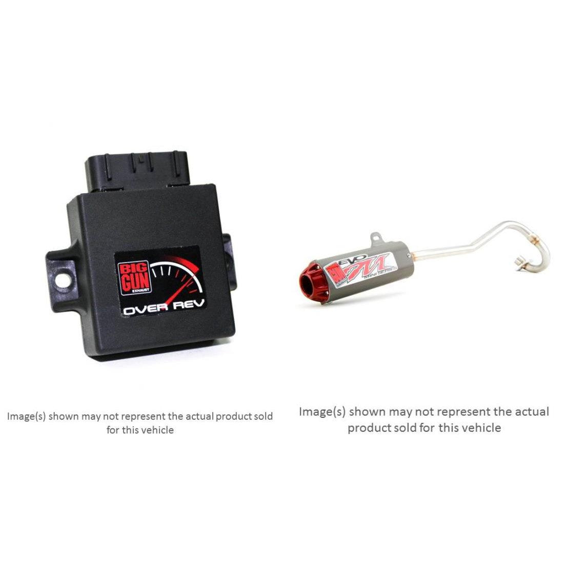 EVO MINI Full Exhaust System and Rev Box Kit for YAMAHA YFM50R Raptor 2004-2008