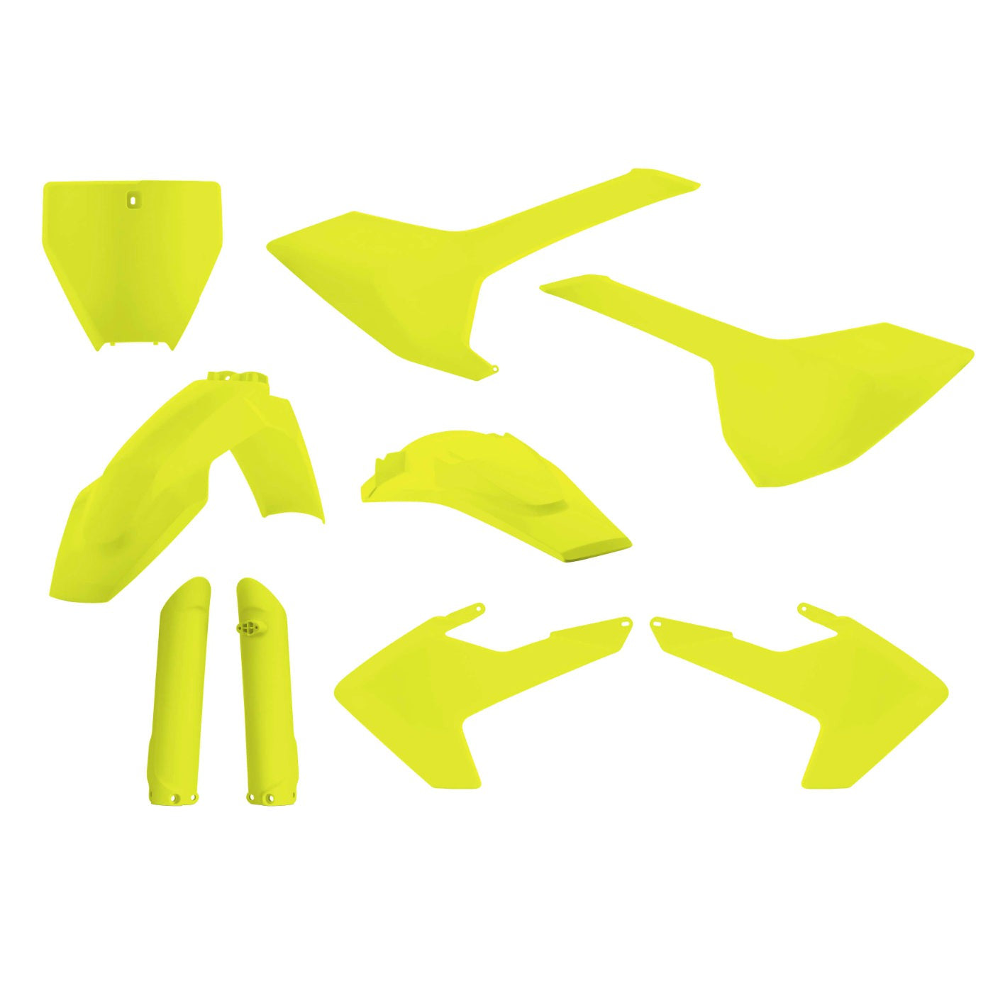 Acerbis Flo Yellow Full Plastic Kit for Husqvarna - 2462604310