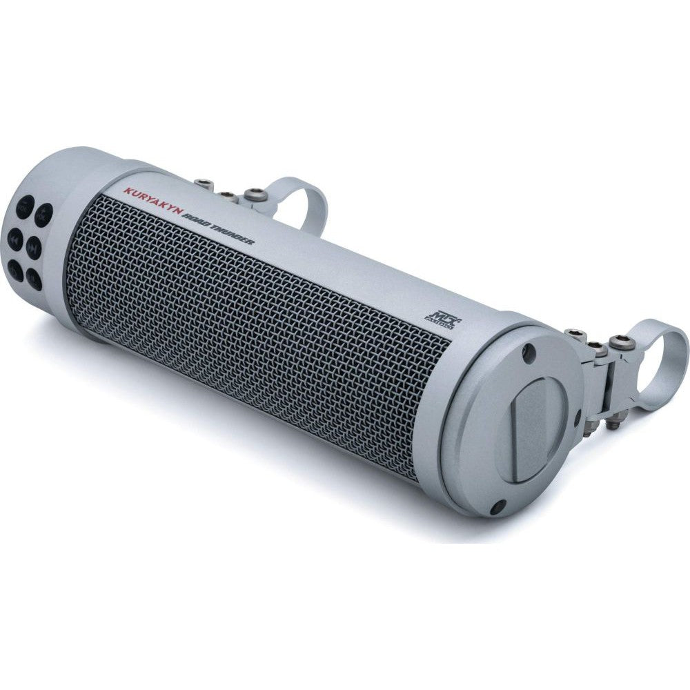 Kuryakyn RoadThunder Sound Bar Plus by MTX Satin Silver