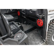 SSV Works Front And Side 6.5" Speaker Pods W/ Plug-And-Play 10" Subwoofer?With Ride Command For Polaris Ranger XP 1000 18-22