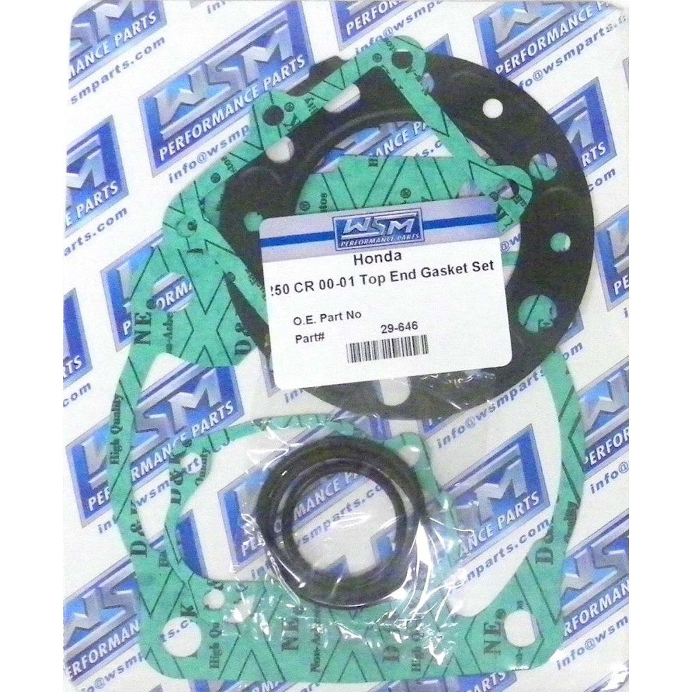 WSM Top End Gasket Kit For Honda 250 CR 00-01 29-646