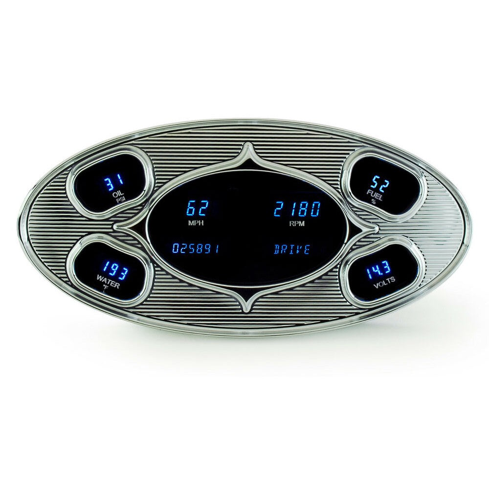 Dakota Digital Universal 5-Hole Retrotech Gauge System Kit No Wings RET-2000-S