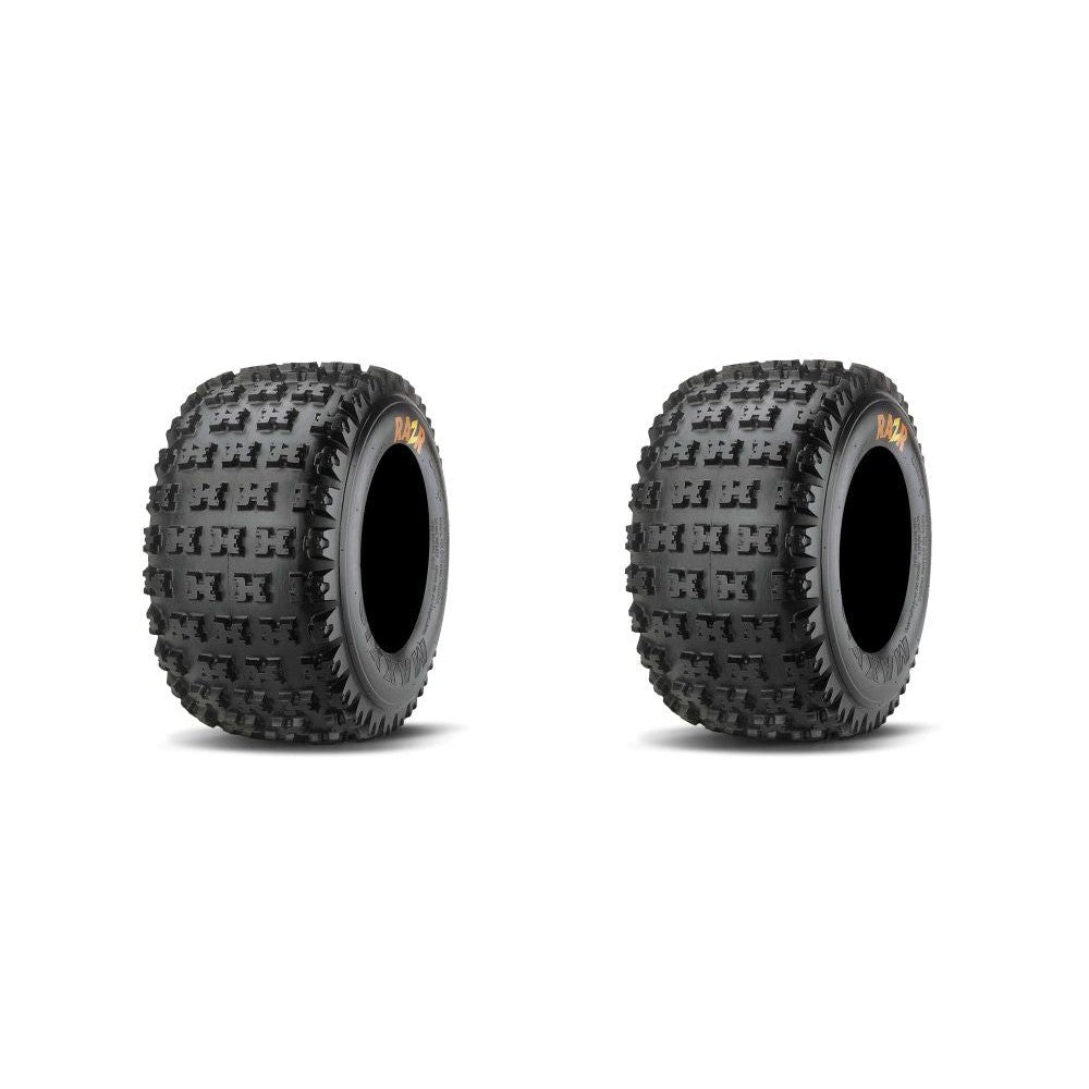 Pair of Maxxis RAZR Bias (6 Ply) ATV Tires 22x11-9 (2)