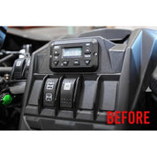 SSV Works JVC MR1 Media Receiver Plug and Play Kit For Can-Am Maverick X3/Max 2017-2021