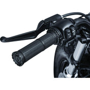 Kuryakyn Riot Grips for V-Twin Dual Cable Cable Satin Black