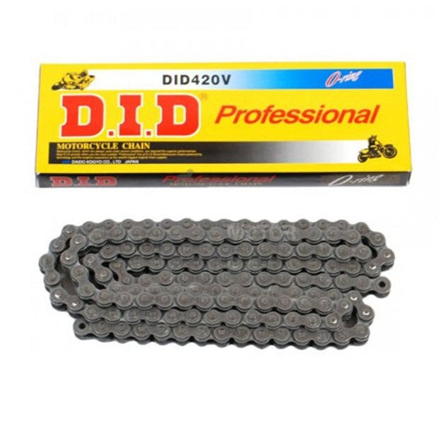DID Professional Series O-Ring 420V Chain 134 Links for Street Motorcycle