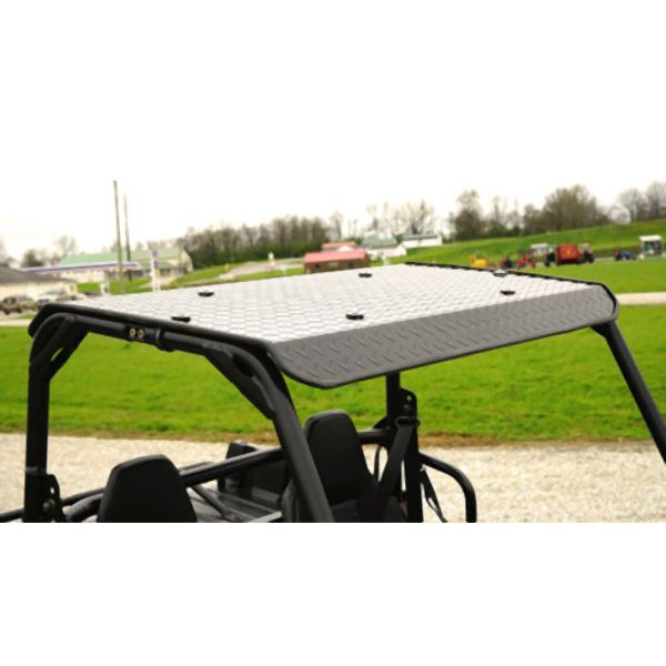 Falcon Ridge Black Aluminum Diamond Plate Hard Top For Polaris Ranger 2018-2022