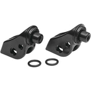 Kuryakyn Splined Front Black Footpeg Adaptors 8937