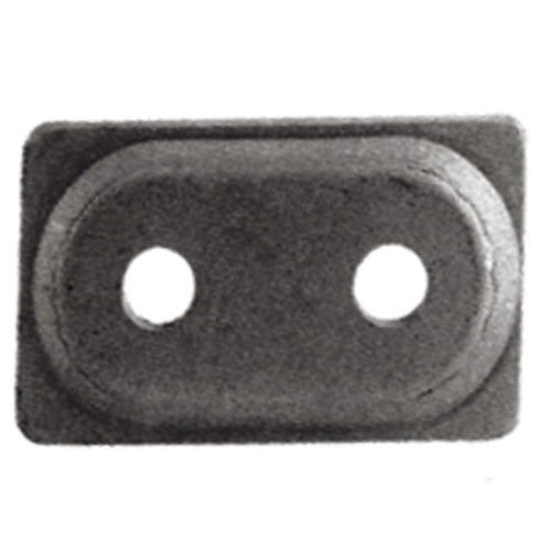 Woodys ADD2-3810-B Double Digger Aluminum Supportplate 5/16" Black 48 Pcs