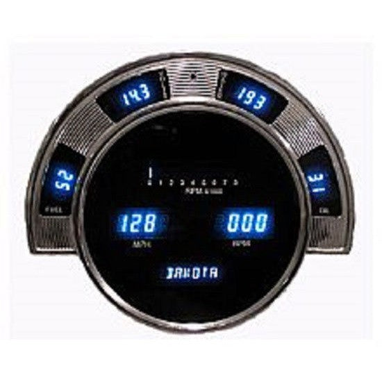 Dakota Dash 6 Gauge Cluster Custom Mounted VFD System Kit VFD3-ORIG-6