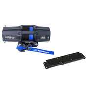 Viper V2 UTV Winch Kit 3500 lb Standard Spool With 40 Feet Blue Synthetic Rope With Mount For Polaris Ranger Models 2020-2022