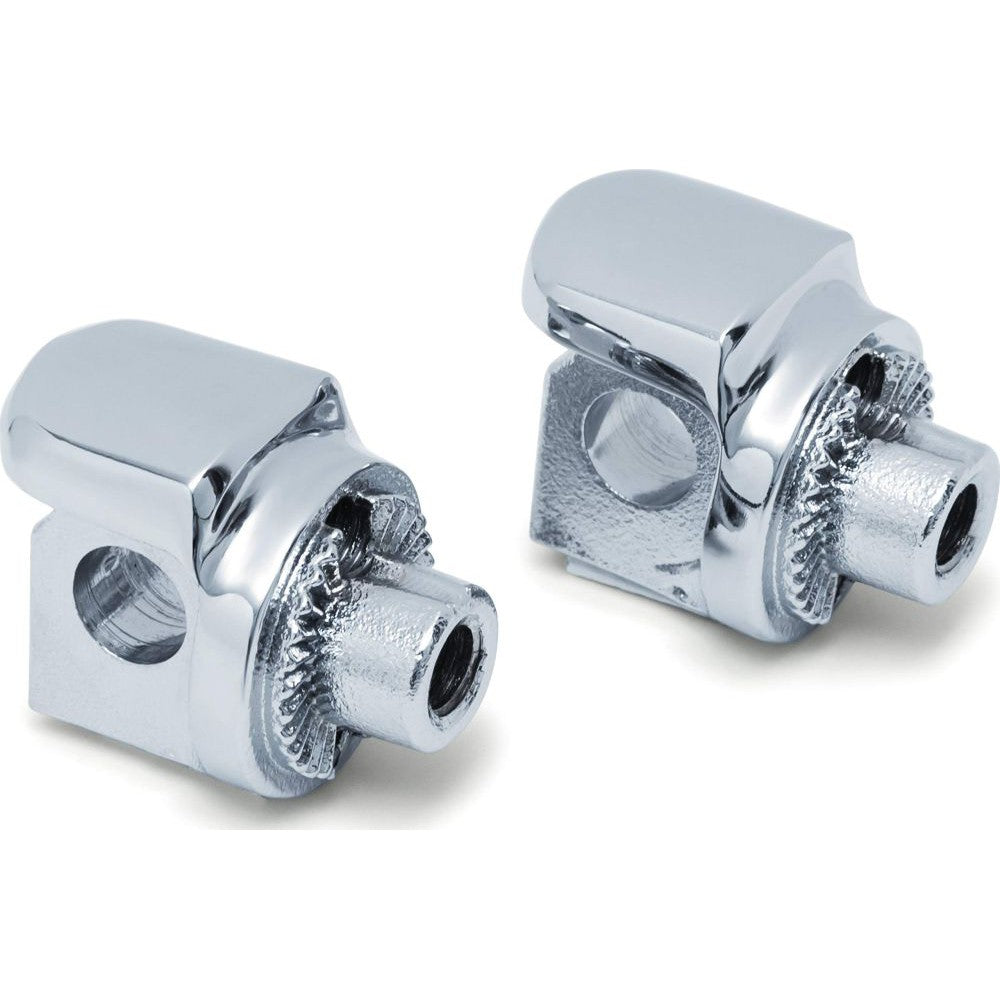 Kuryakyn Non-Pivot Splined Peg Adaptors Chrome