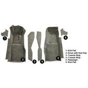 ACC Replacement Carpet Kit For 1982 Chevrolet Corvette Collector's Edition Frt w/Console Strips & Kick Panels