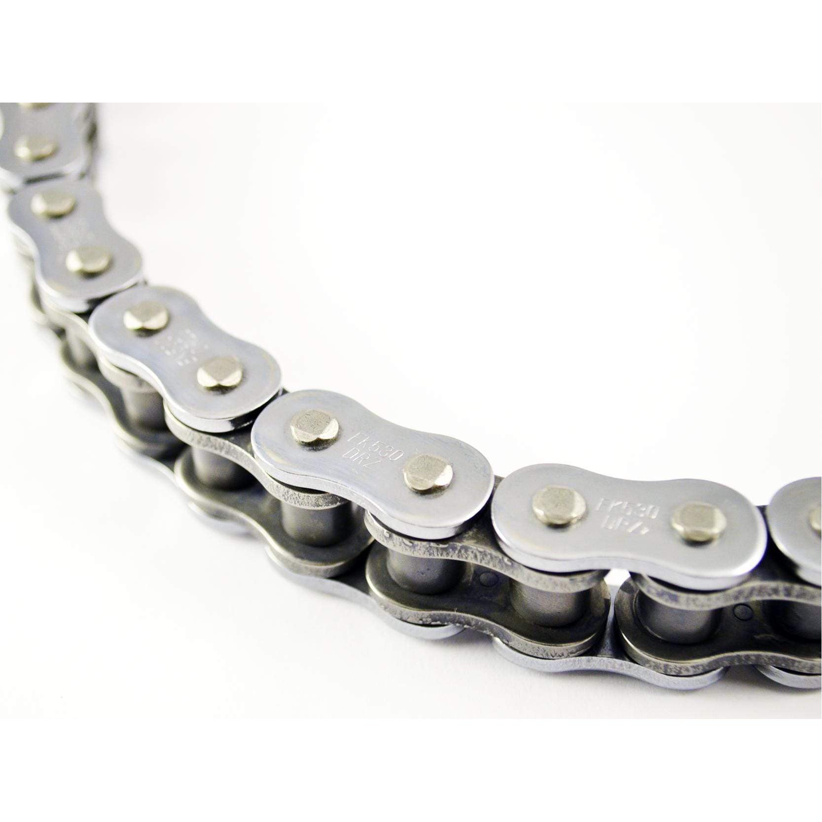 Ek Chains Drivetrain 180 EK 530-DR2 Motorcycle / Drag Racing Drive Chain - Chrome (Specify Links) Clip Master Link