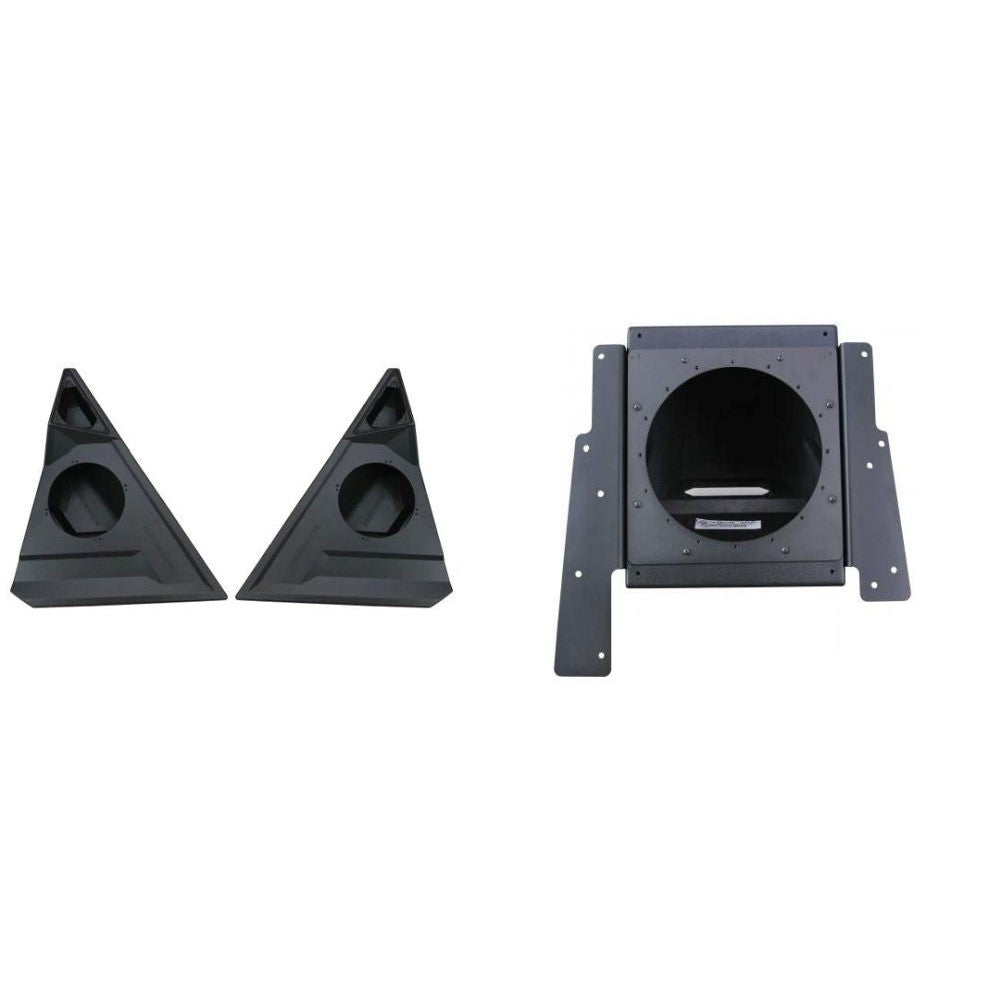 SSV Works Front 6.5'' Unloaded Speaker Pods And Unloaded Subwoofer Box For Slingshot 15-21