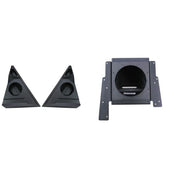 SSV Works Front 6.5'' Unloaded Speaker Pods And Unloaded Subwoofer Box For Slingshot 15-21