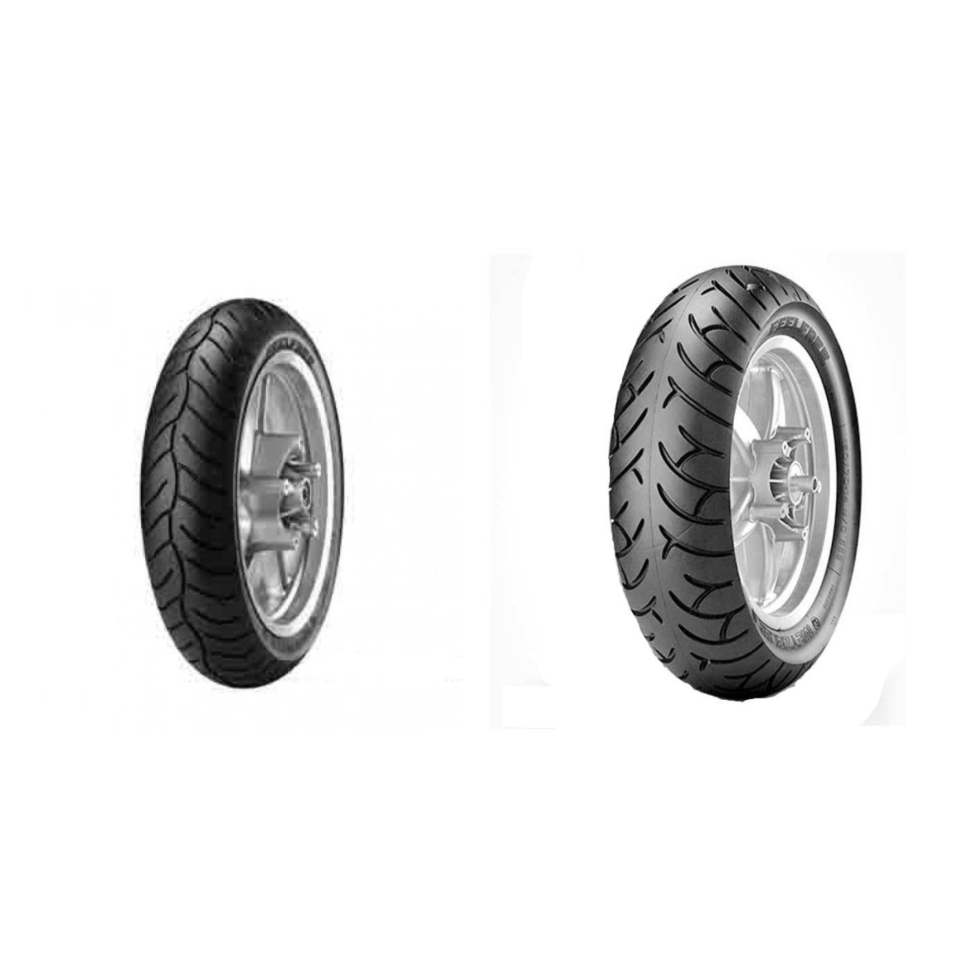 METZELER Feelfree Front & Rear Tire Set, 120/80-14 58S & 150/70-13 64S