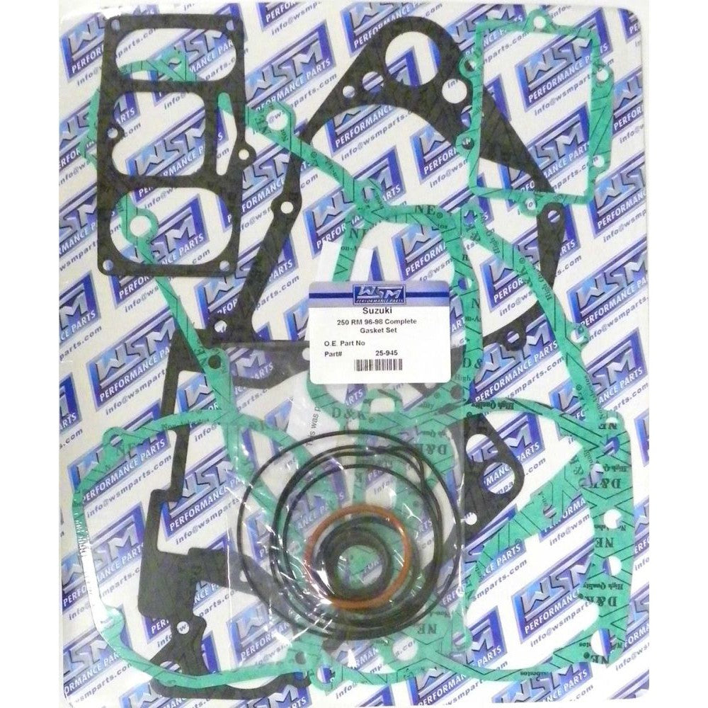 WSM Complete Gasket Kit For Suzuki 250 RM 96-98 25-945