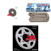 525ZVM-X Nickel, Front & Rear Sprocket Kit KAWASAKI ZX750P Ninja ZX-7R 1996-2004