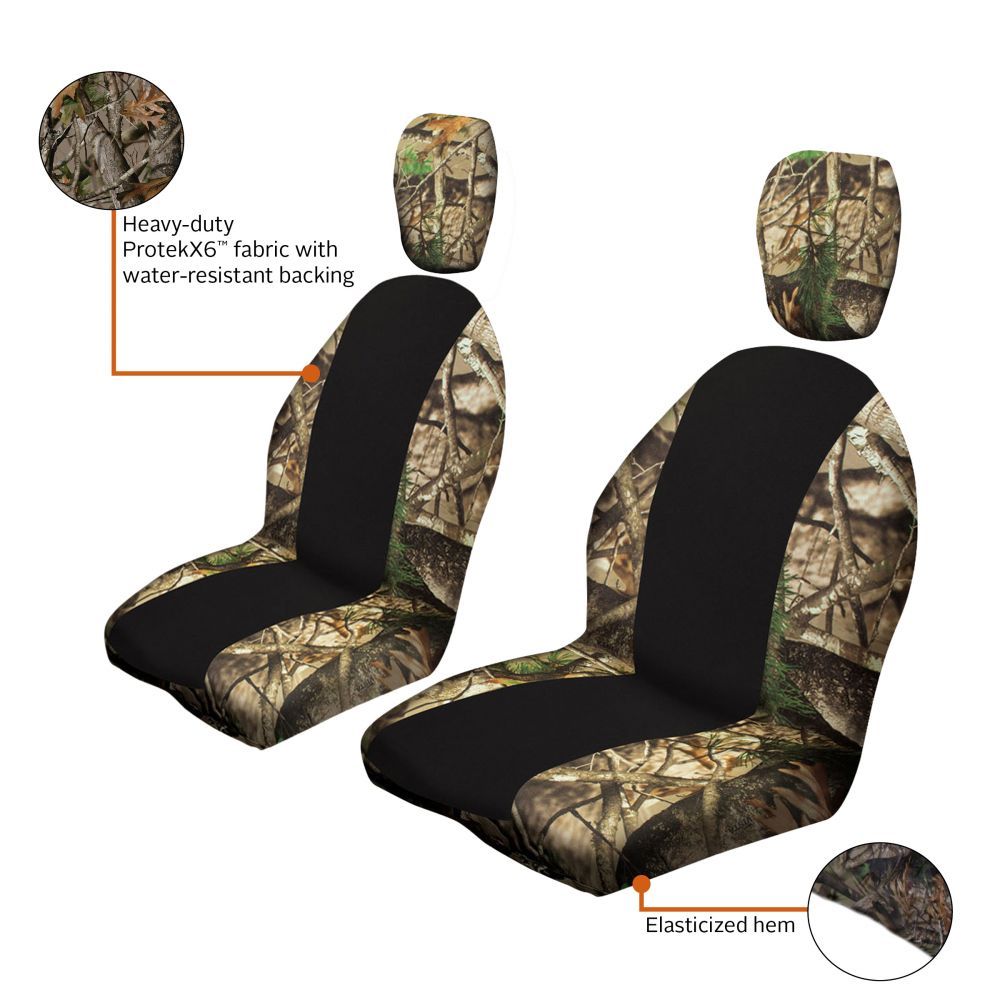 Quadgear UTV Bucket Seat Cover Camo - 18-145-016003-00