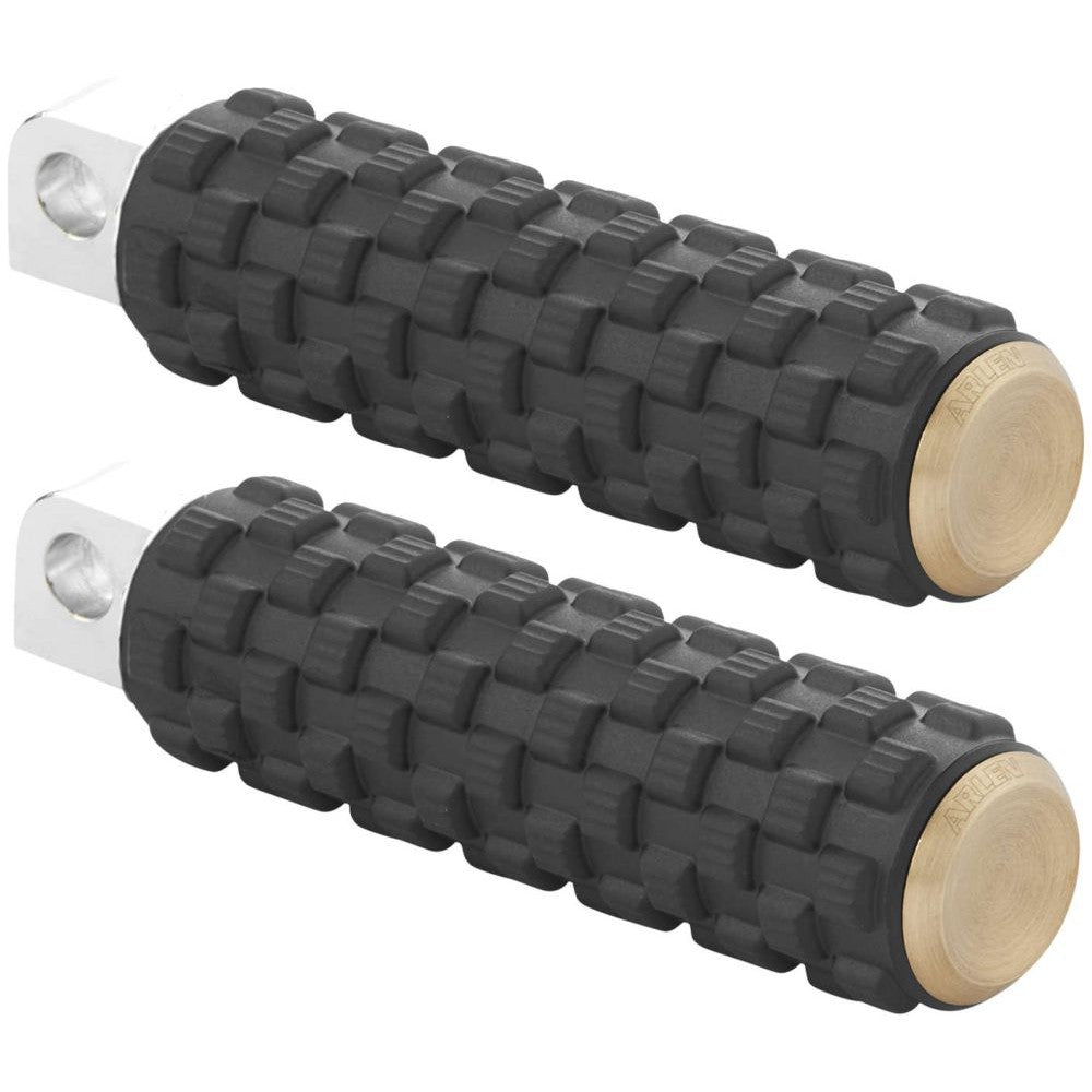 Arlen Ness Air Trax Brass Driver Foot Pegs 07-958