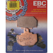 EBC 1 Pair Sintered R Series Heavy-Duty Brake Pads MPN FA111R