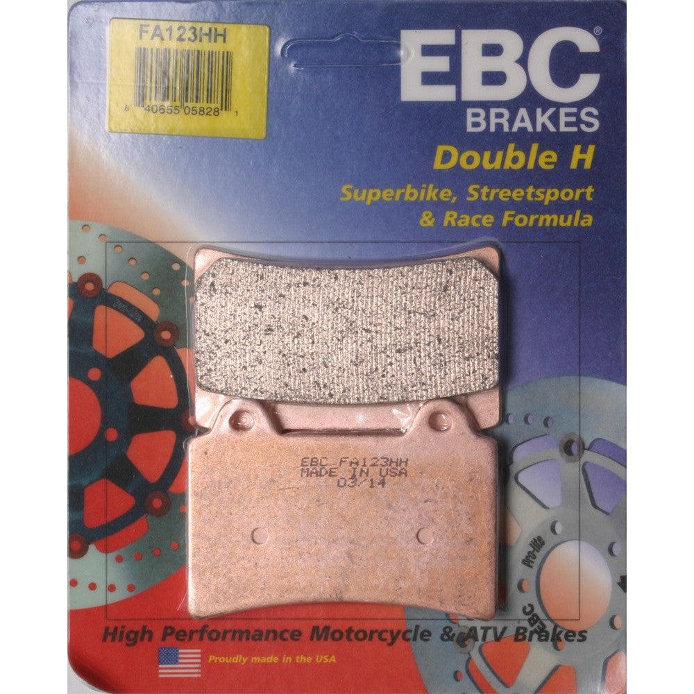EBC 1 Pair Sintered HH Race Formula Brake Pads MPN FA123HH