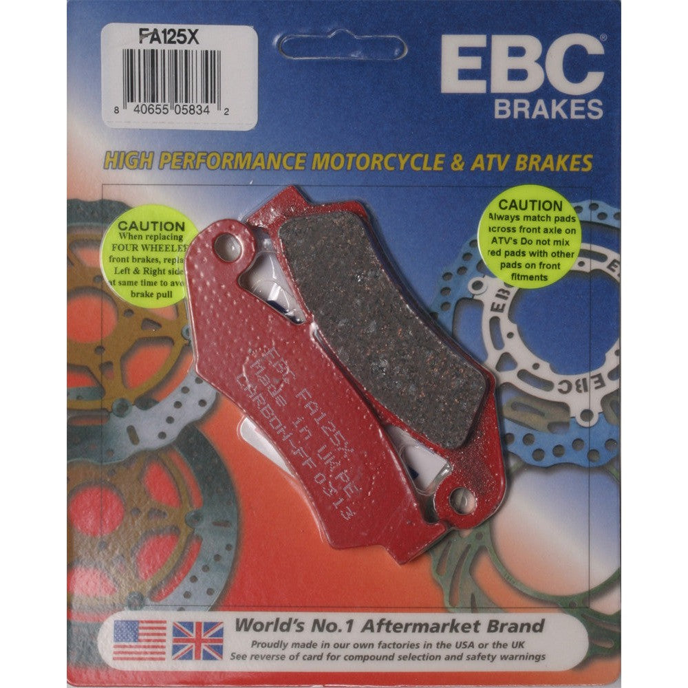 EBC 1 Pair Performance X-Series Carbon Brake Pads MPN FA125X