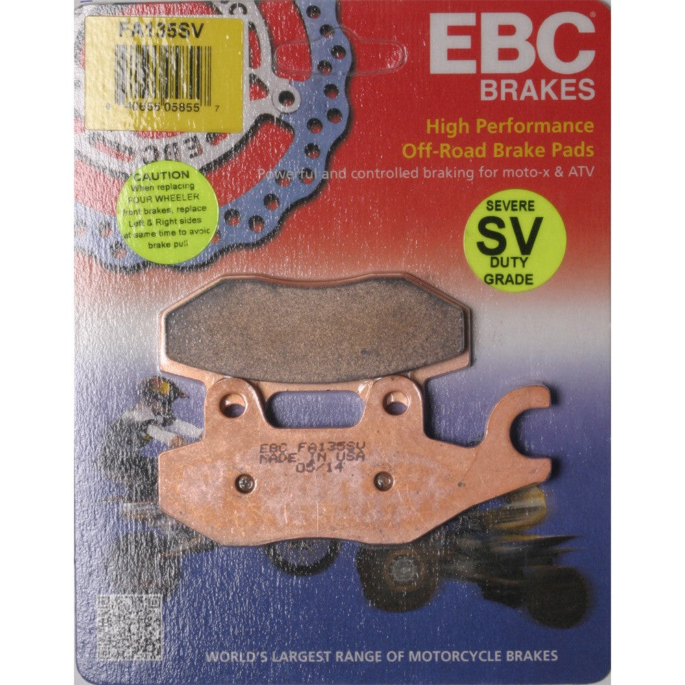 EBC 1 Pair SV Series Severe Duty Brake Pads MPN FA135SV