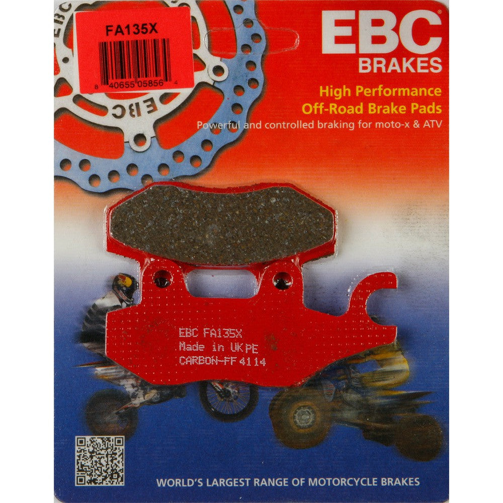 EBC 1 Pair Performance X-Series Carbon Brake Pads MPN FA135X