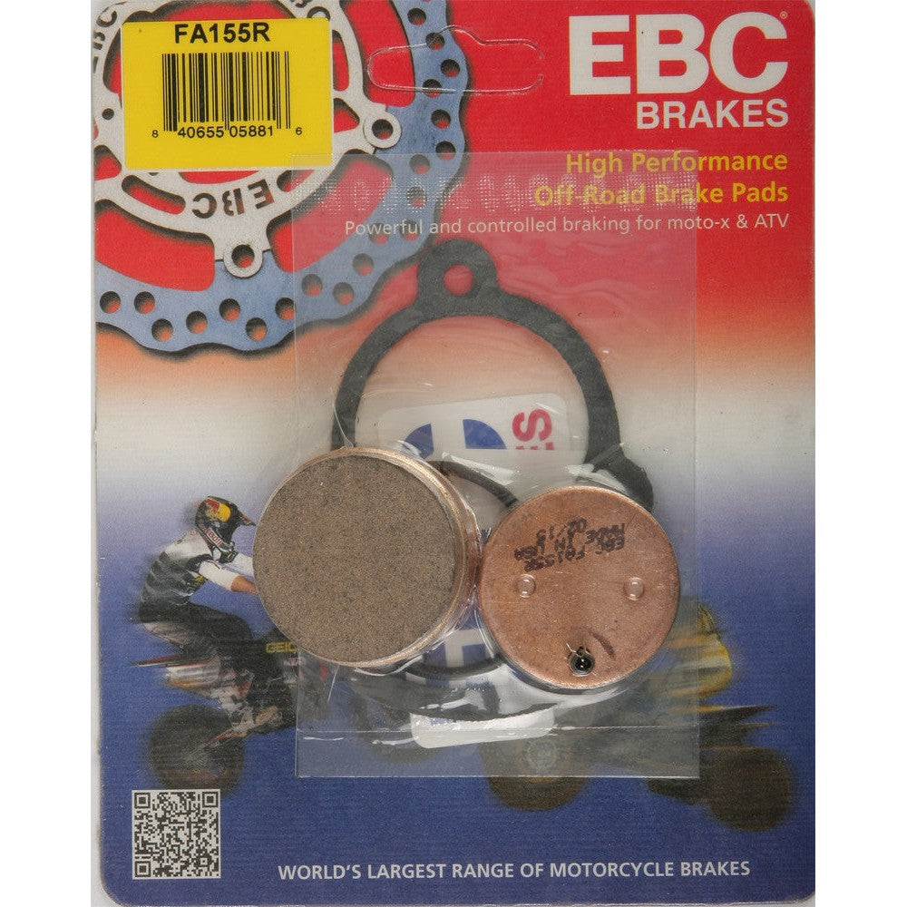 EBC 1 Pair Sintered R Series Heavy-Duty Brake Pads MPN FA155R