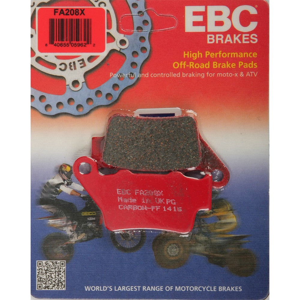 EBC 1 Pair Performance X-Series Carbon Brake Pads MPN FA208X