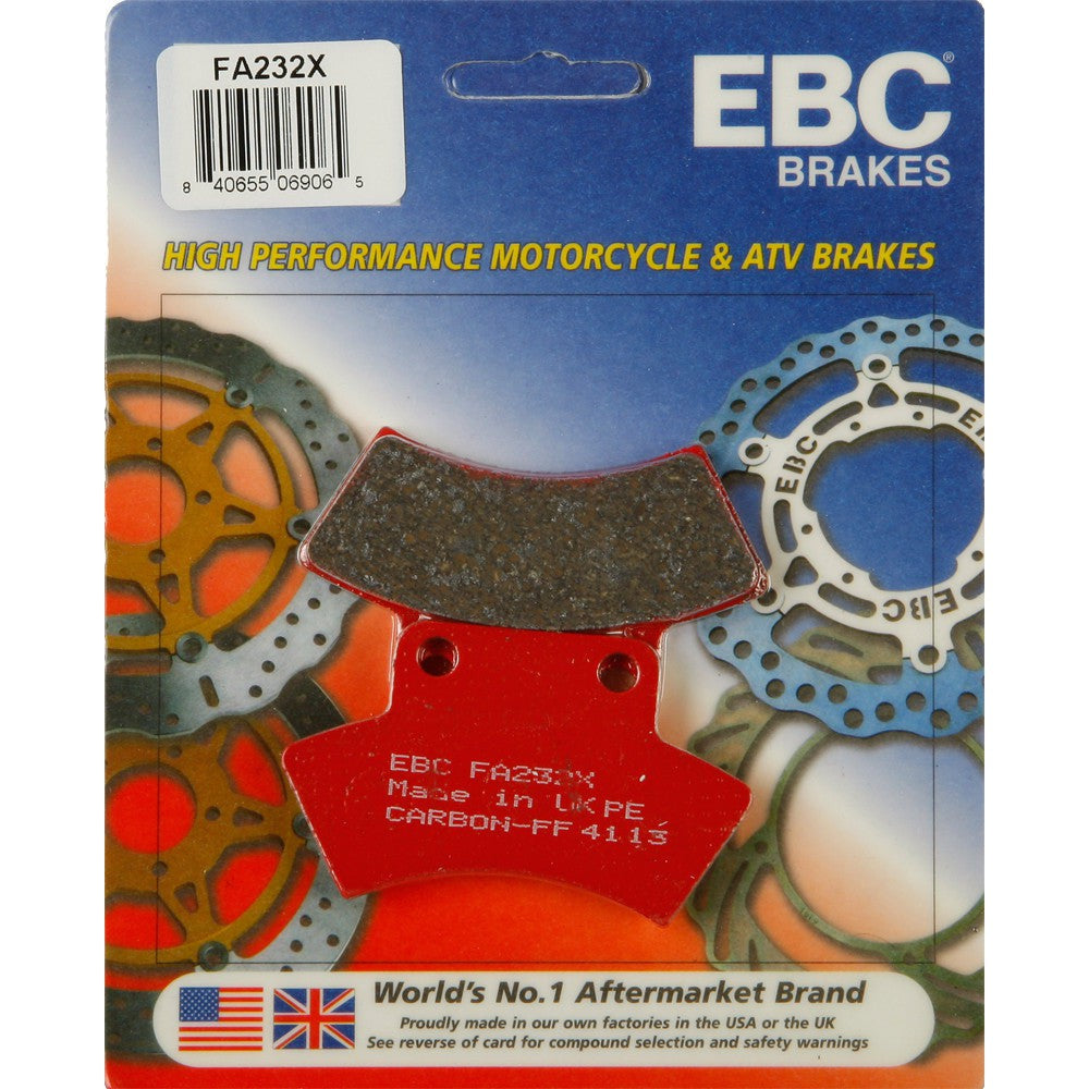 EBC 1 Pair Performance X-Series Carbon Brake Pads MPN FA232X