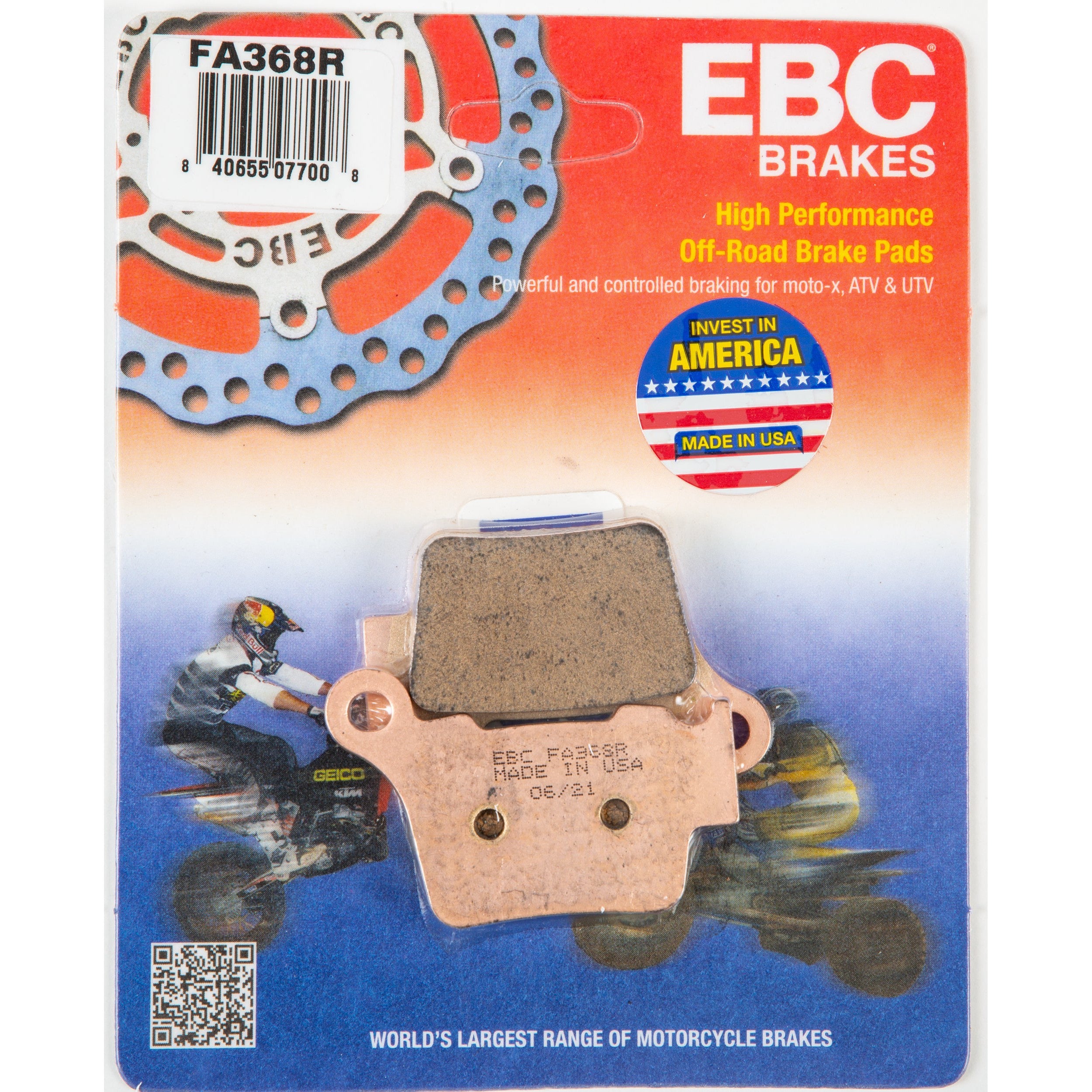 EBC 1 Pair HH Sintered Superbike Brake Pads MPN FA368R