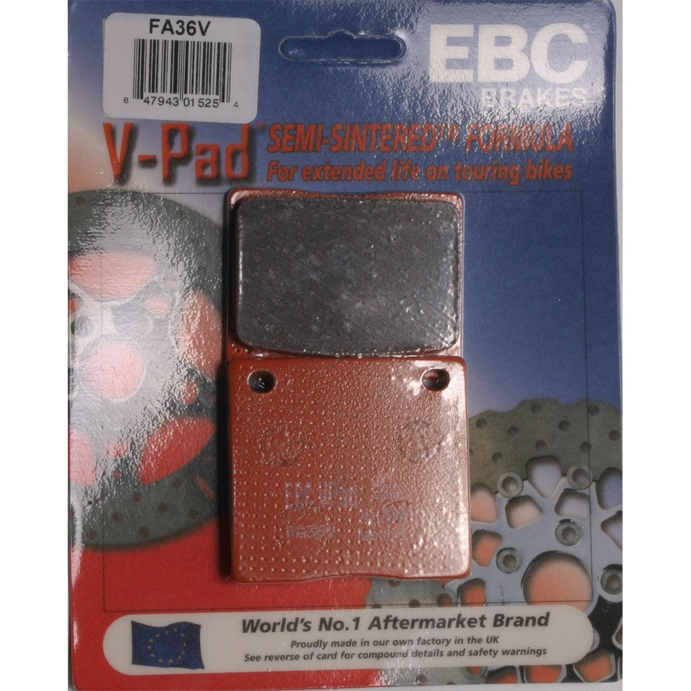 EBC 1 Pair V-Pad Semi-Sintered Touring Brake Pads MPN FA36V