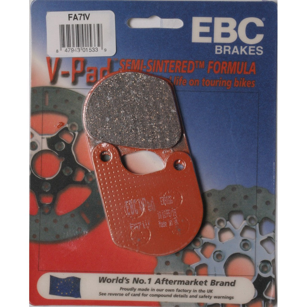 EBC 1 Pair V-Pad Semi-Sintered Touring Brake Pads MPN FA71V