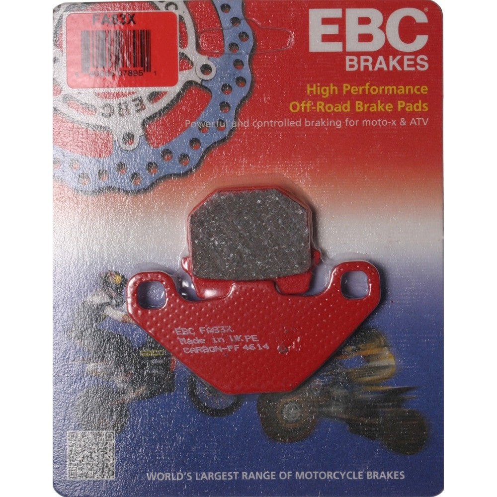 EBC 1 Pair Performance X-Series Carbon Brake Pads MPN FA83X