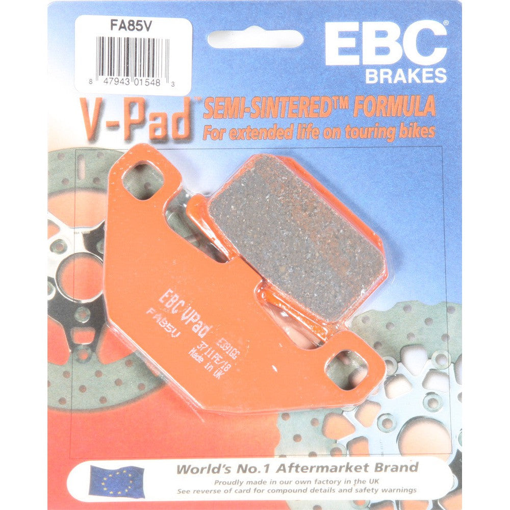 EBC 1 Pair V-Pad Semi-Sintered Touring Brake Pads MPN FA85V