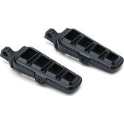 Kuryakyn Dillinger Footpegs With Male Mount Adaptor Satin Black