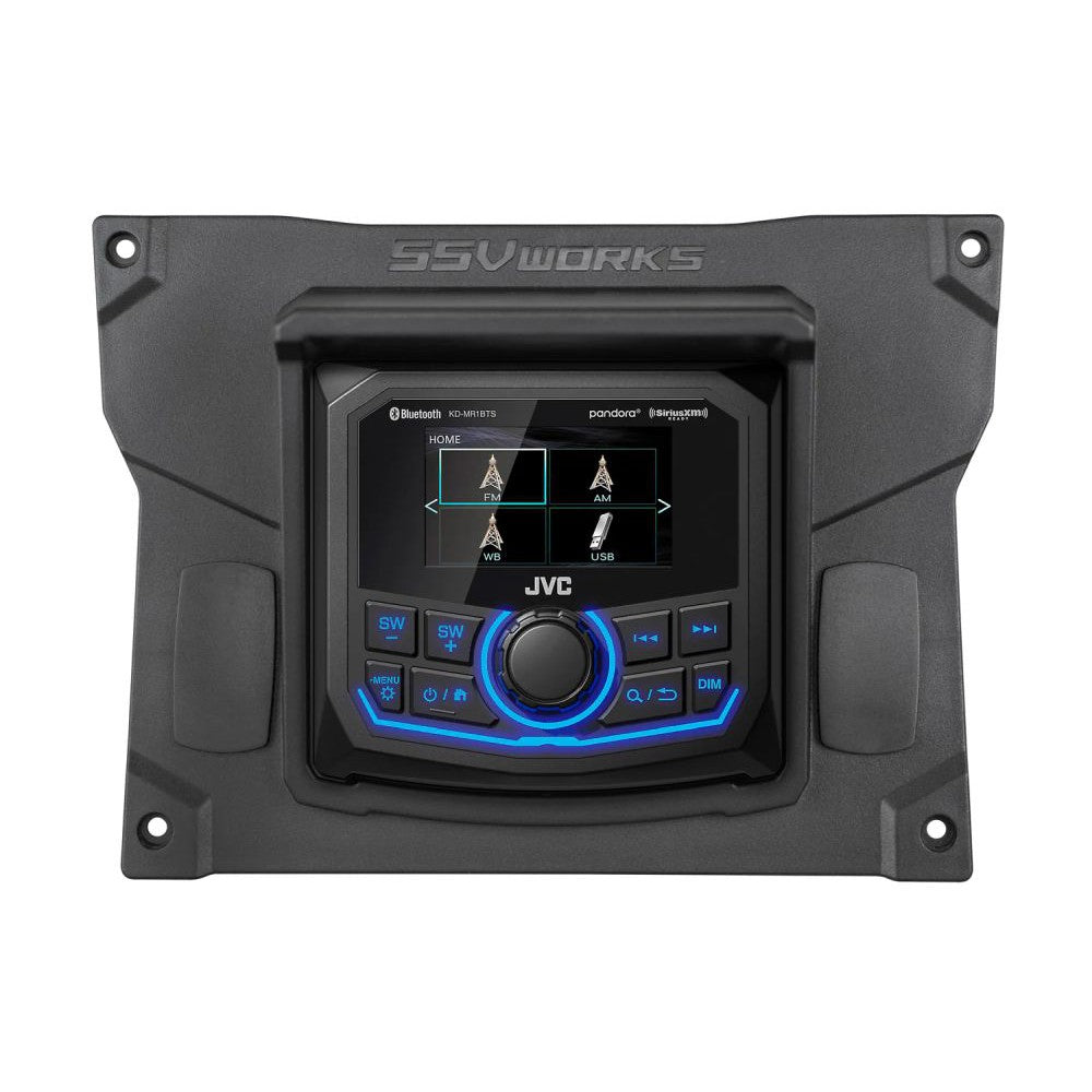 SSV Works JVC MR1 Media Receiver Plug-n-Play Kit For Kawasaki Teryx 1000 2020-23