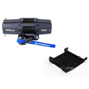 Viper V2 UTV Winch Kit 6000 lb Standard Spool With 40 Feet Black Synthetic Rope With Mount For Yamaha Wolverine X2 X4 2014-2019