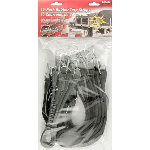 Erickson 06610 Tarp Straps - 12 (poly Bag)