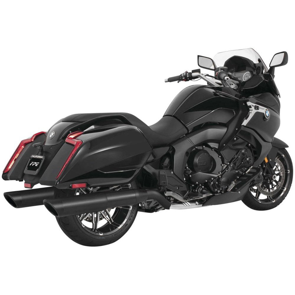 Freedom Performance Two-Step Slip-On Exhaust Slash Pipe Black - BM00039