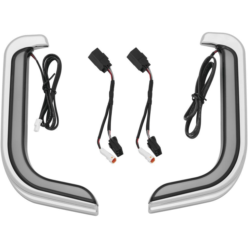 Kuryakyn Tracer Chrome LED Fairing Lower Accents 2956
