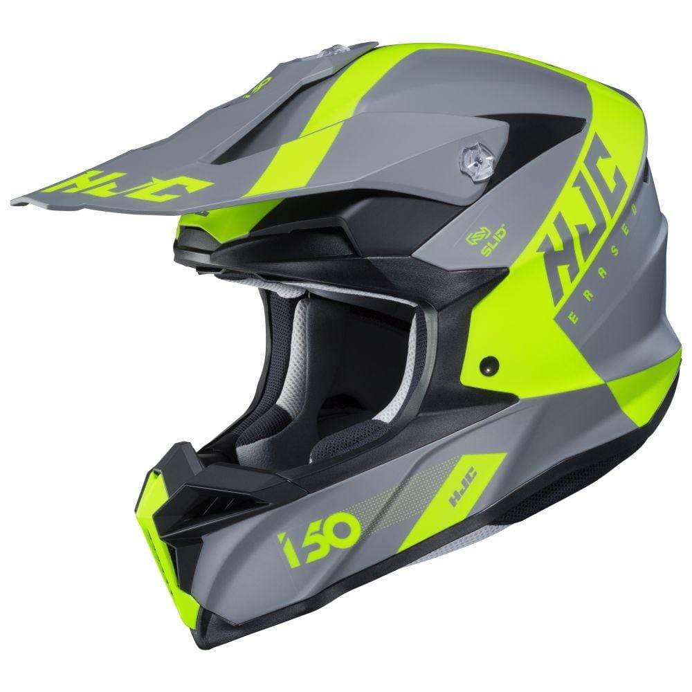 HJC Helmets SM / Hi-Viz Yellow/Black HJC i50 Erased Full-Face Helmet