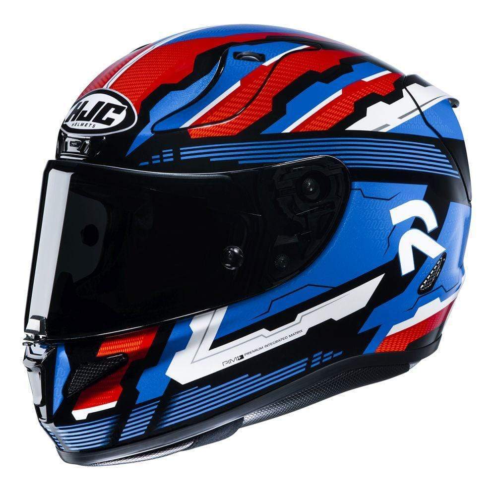 HJC Helmets SM / Orange/Blue/White HJC RPHA11 Pro Stobon Full-Face Street Helmet