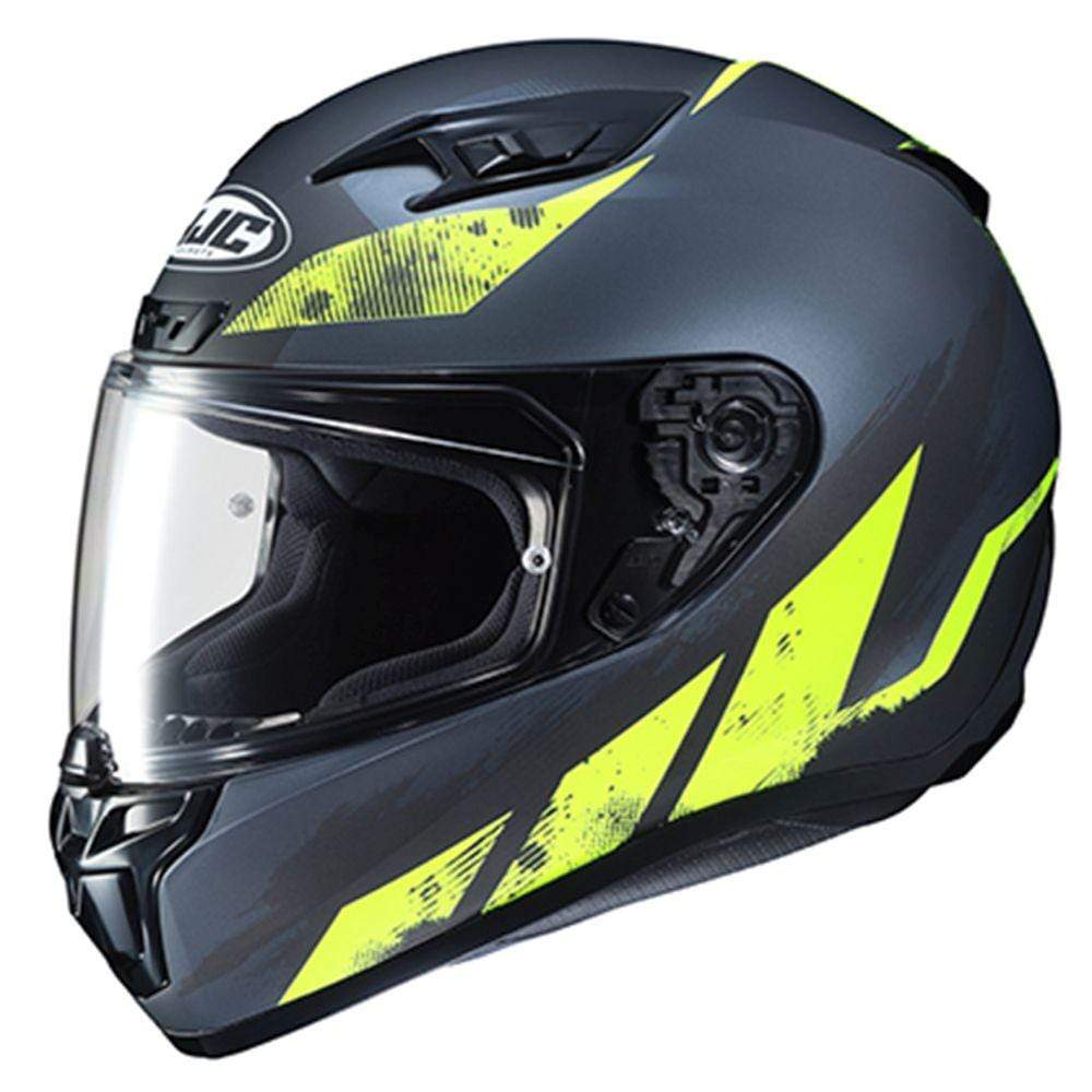 HJC Helmets XS / Hi-Viz Yellow/Black HJC i10 Fear Full-Face Street Helmet