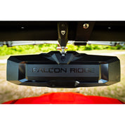 Falcon Ridge Timberline Rugged Rearview Mirror For 2" Tube With Adapters With Colored Trim