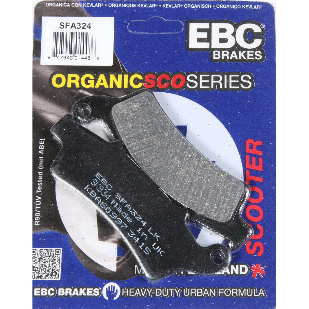 EBC 1 Pair Premium SFA Organic OE Replacement Brake Pads MPN SFA324